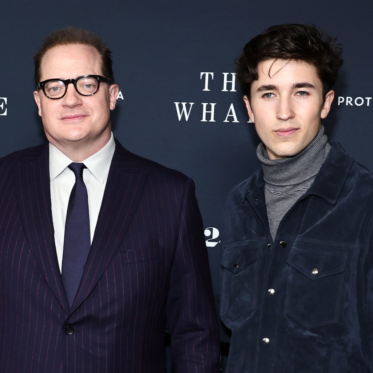 Brendan Fraser and son Holden Fraser and the NYC screening of 