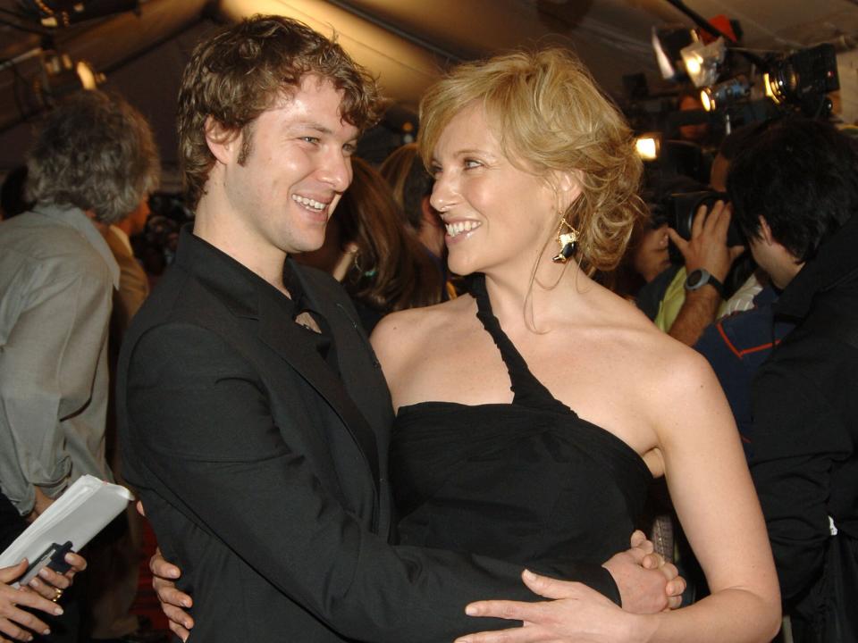 Dave Galafassi and Toni Collette during 2005 Toronto Film Festival - "In Her Shoes" Premiere at Roy Thompson Hall in Toronto, Canada