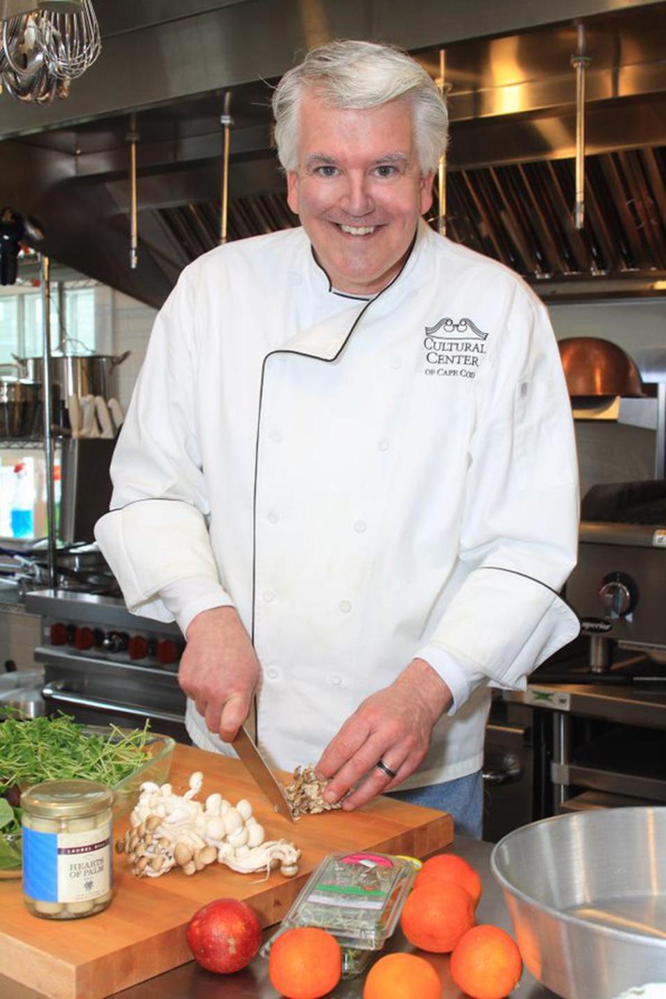 Chef Joe Cizynski  teaches cooking classes at the Cultural Center of Cape Cod.