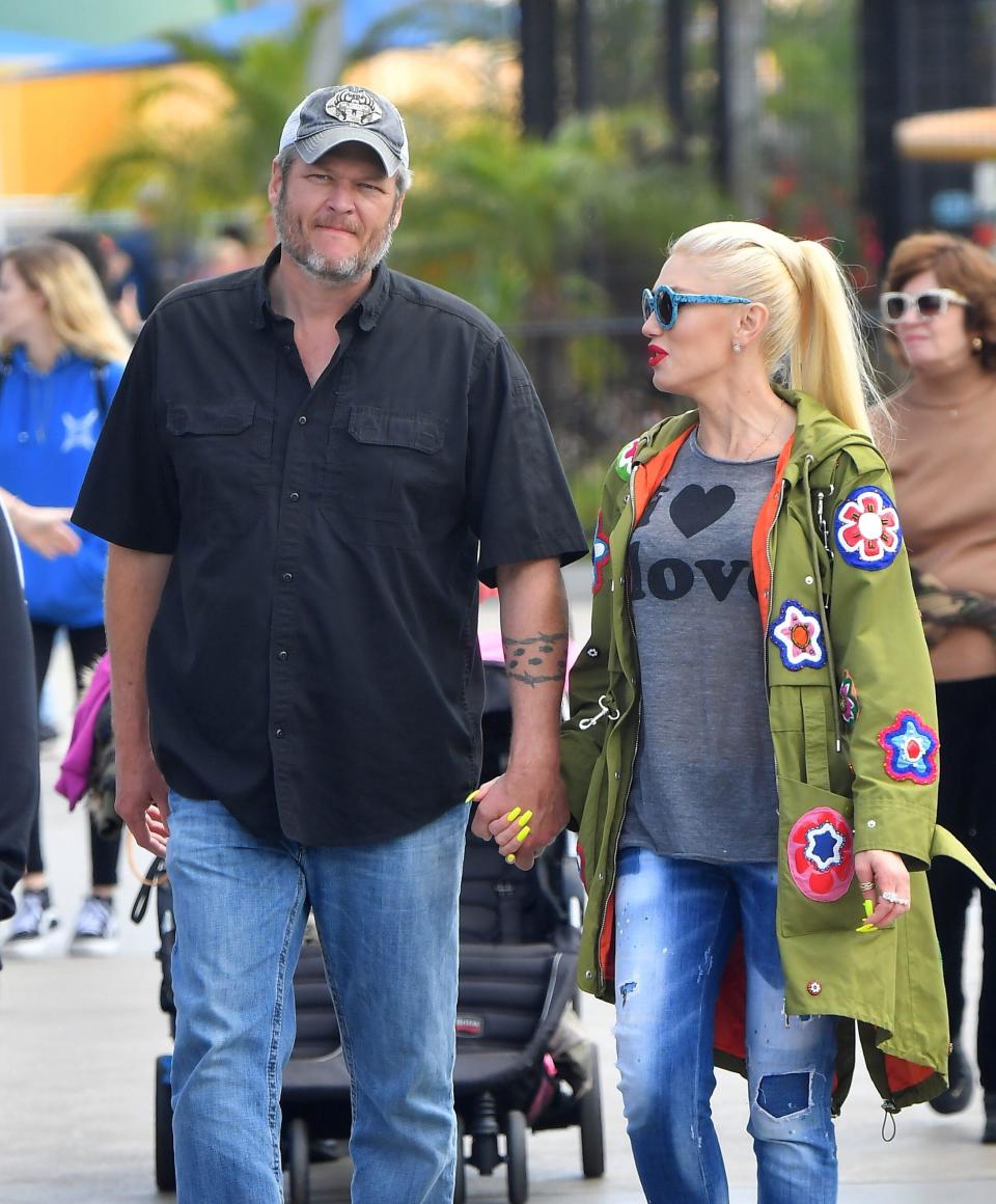 Gwen Stefani and Blake Shelton