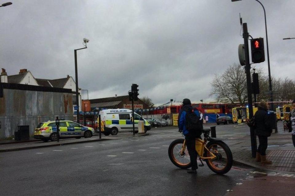 Crash: Five people were injured (Lewisham Licks)