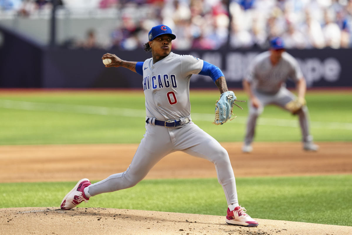 Cubs starter Marcus Stroman leaves London game with blister on finger - NBC  Sports