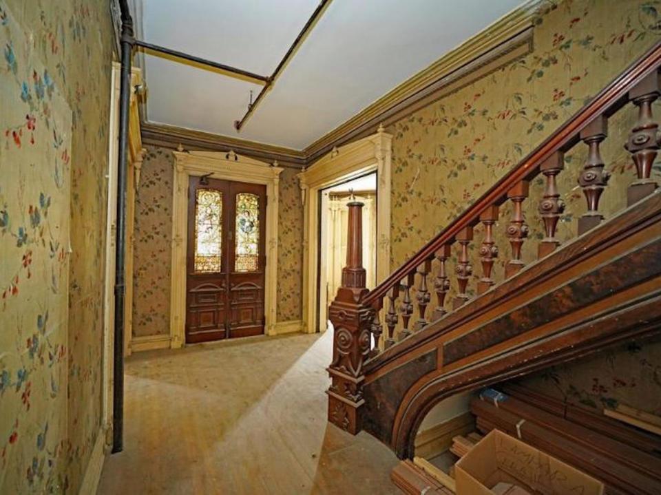 The interior of the 41-bedroom castle in upstate New York.