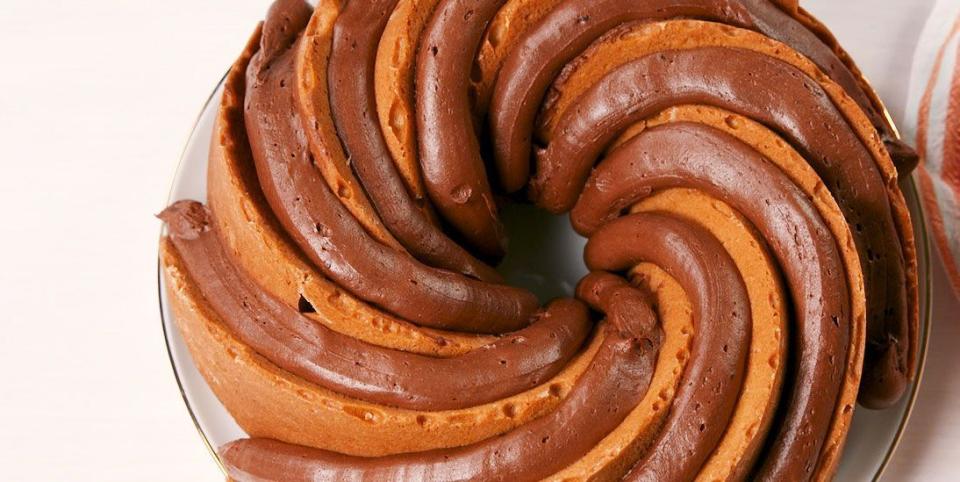 Chocolate Peanut Butter Bundt Cake