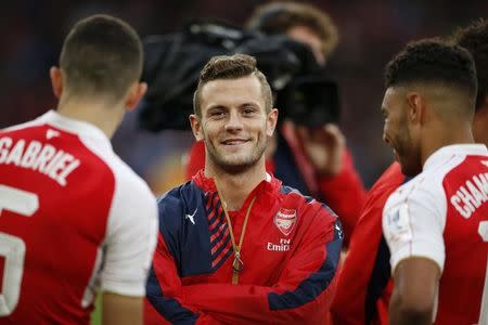 Football - Arsenal v VfL Wolfsburg - Emirates Cup - Pre Season Friendly Tournament - Emirates Stadium - 15/16 - 26/7/15 Arsenal's Jack Wilshere Action Images via Reuters / John Sibley