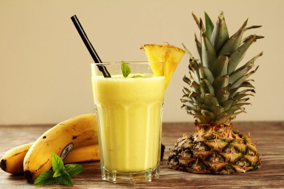 7) Pineapple Banana Shake