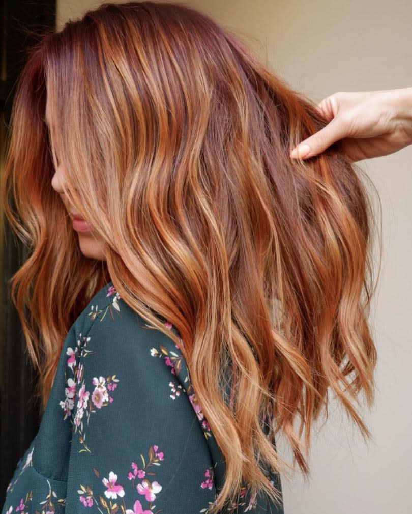 Campfire Red Balayage