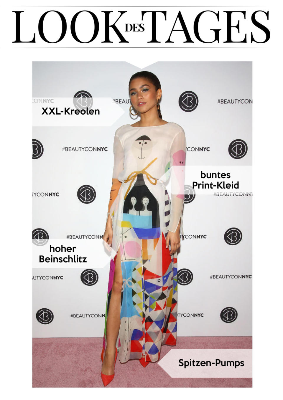 Schauspielerin Zendaya beim New Yorker Beautycon Festival. (Bild: Paul Zimmerman/Getty Images for Beautycon)