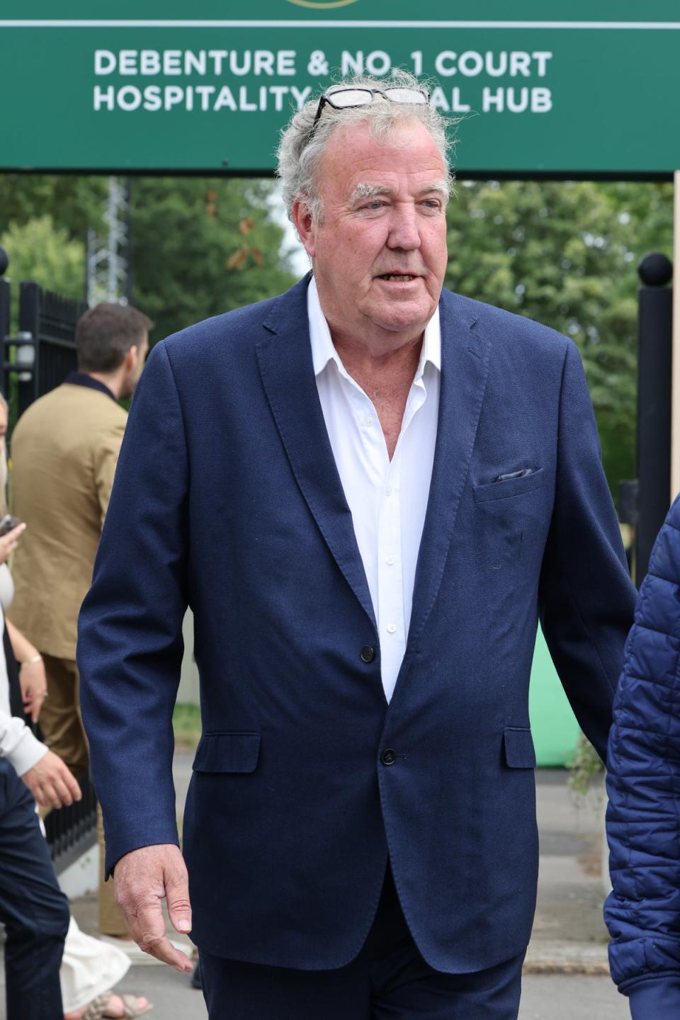 Jeremy Clarkson also made an appearance on the second Friday of Wimbledon (GC Images)