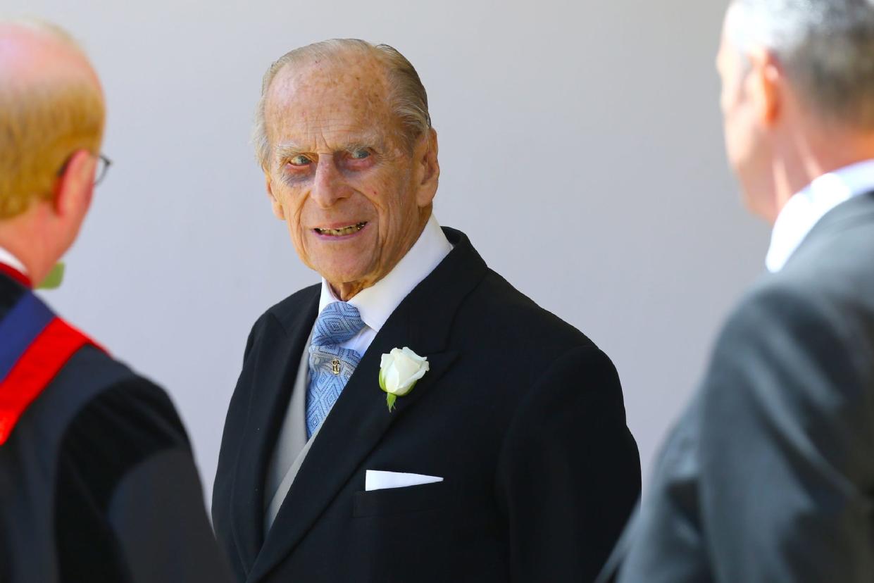 prince philip at sussex wedding