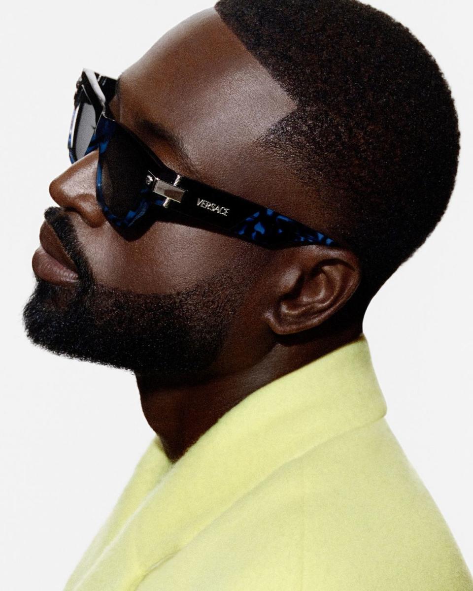 dwyane wade for versace eyewear 2024 campaign