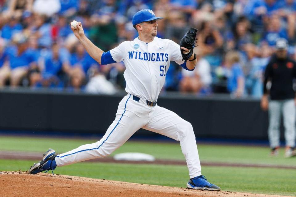 Ace Trey Pooser has surrendered just one run in two NCAA Tournament starts for Kentucky.