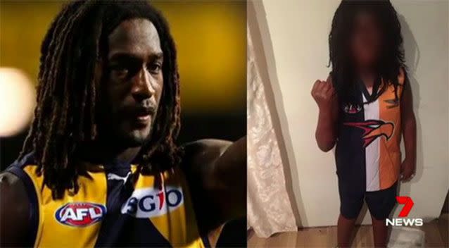 The little boy who tried to look like Nic Nat. Source: Facebook