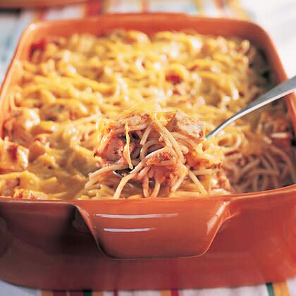 Cheesy Chicken Spaghetti