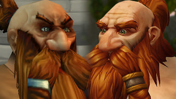 Dwarf Character Model Comparison