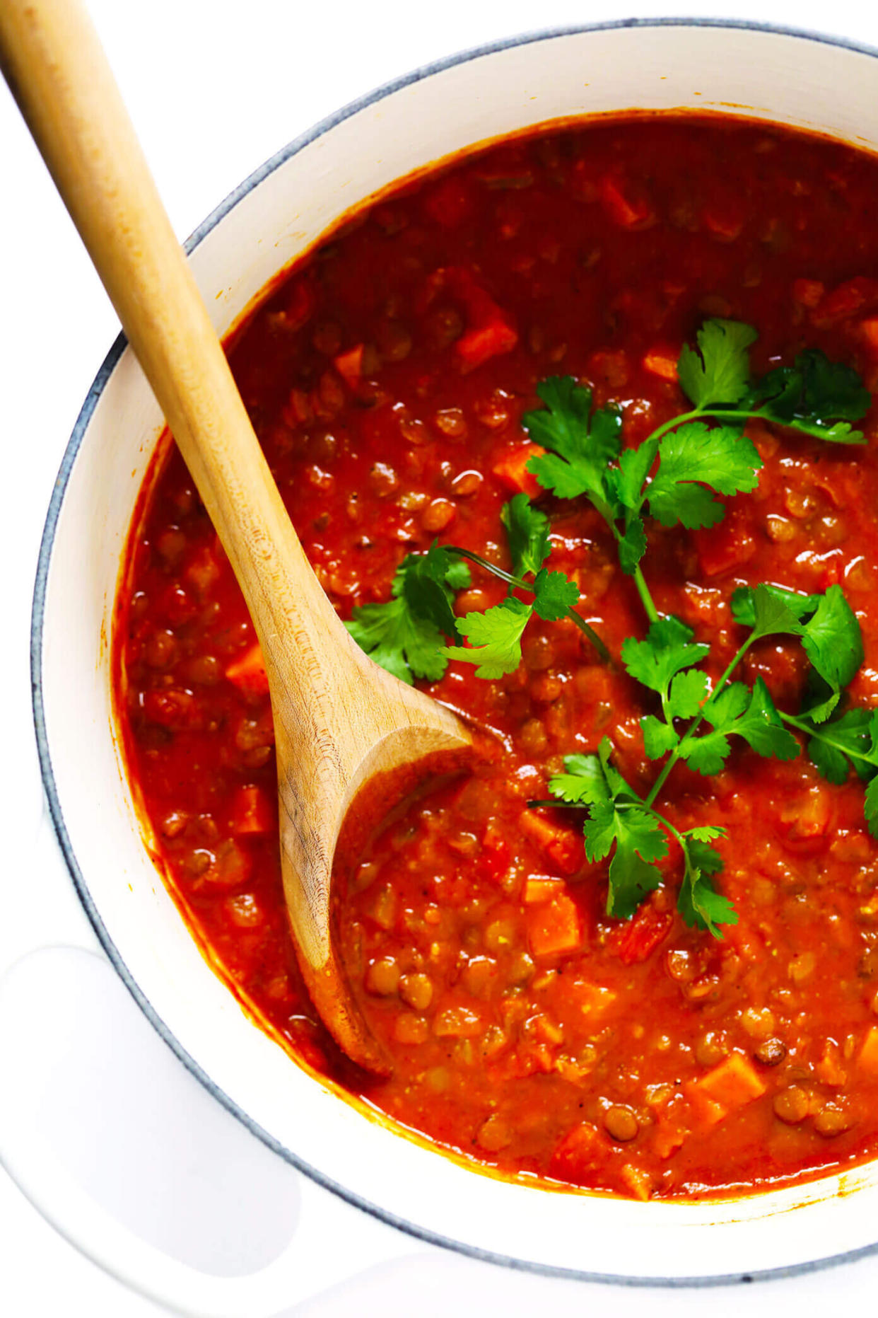 <strong><a href="https://www.gimmesomeoven.com/tomato-lentil-curry/" target="_blank" rel="noopener noreferrer">Get the Tomato Lentil Curry recipe from Gimme Some Oven</a></strong>