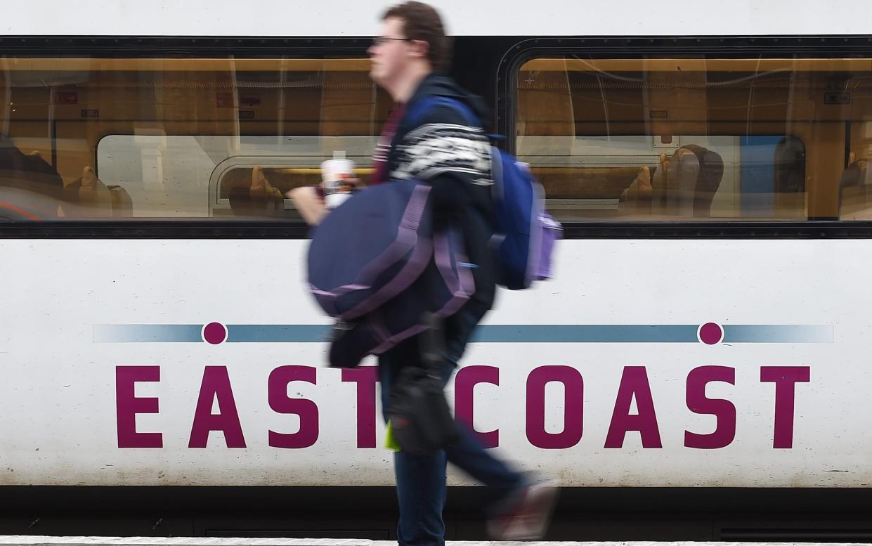 Rail revenues, including those from its East Coast rail franchise, counteracted a weak bus performance