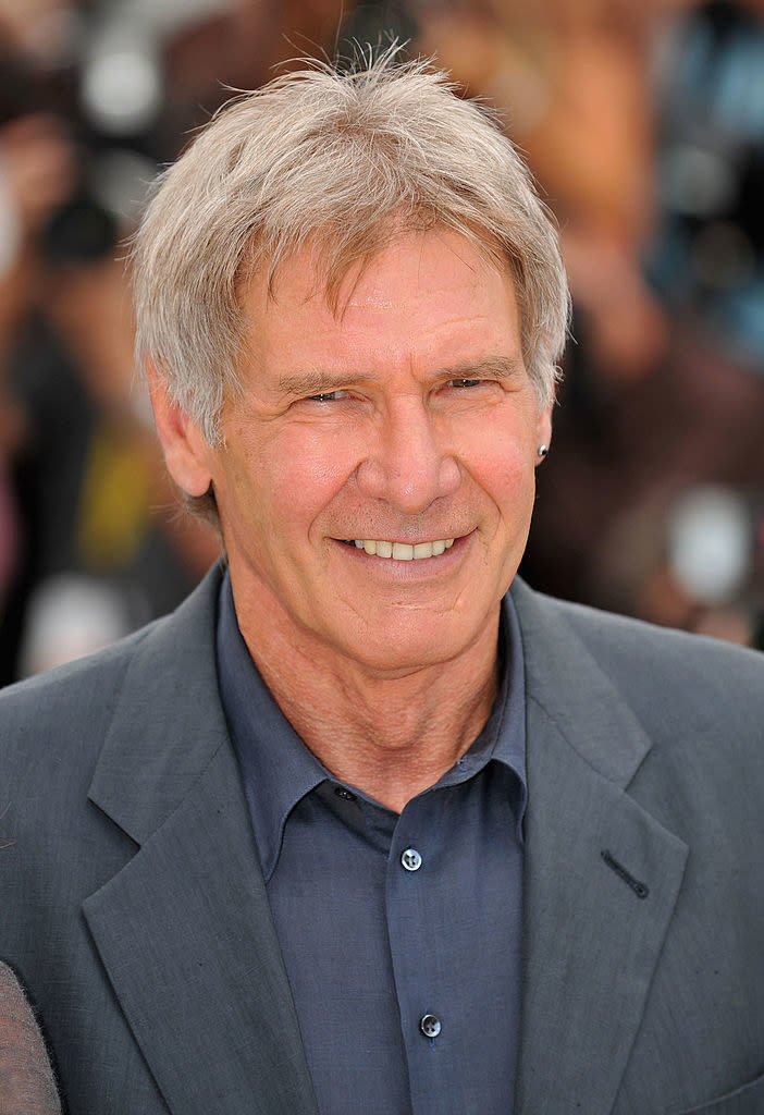 Closeup of Harrison Ford