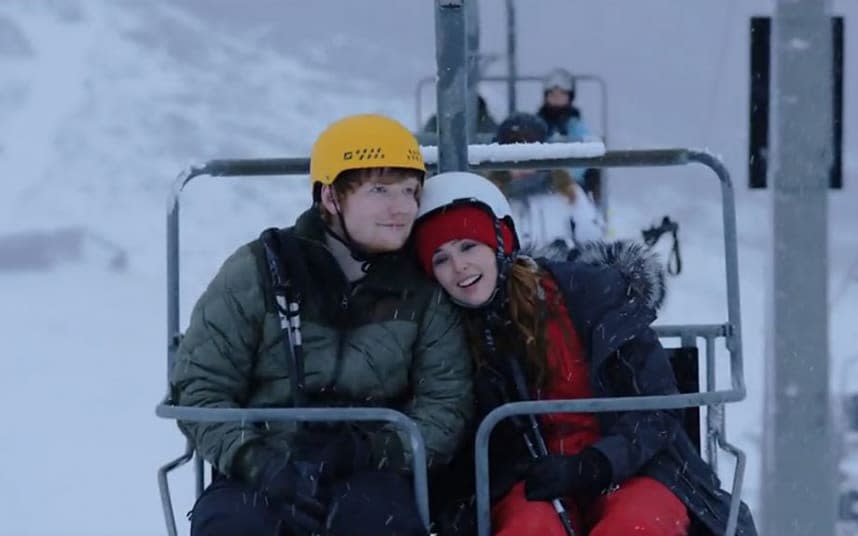 Finding love on a chairlift in Ed Sheeran's latest music video - Still