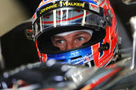 MONTREAL, CANADA - JUNE 08: Jenson Button of Great Britain and McLaren prepares to drive during practice for the Canadian Formula One Grand Prix at the Circuit Gilles Villeneuve on June 8, 2012 in Montreal, Canada. (Photo by Mark Thompson/Getty Images)