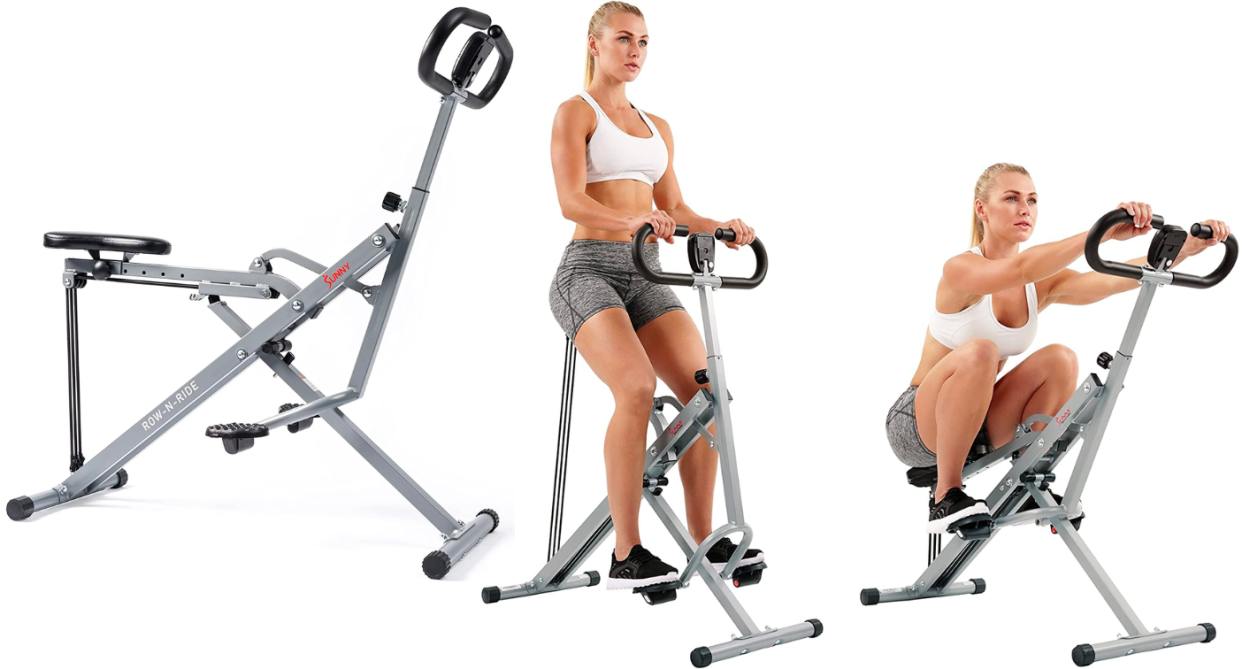 Save 29% on Amazon fitness equipment, including the Sunny Health & Fitness Upright Row-N-Ride.