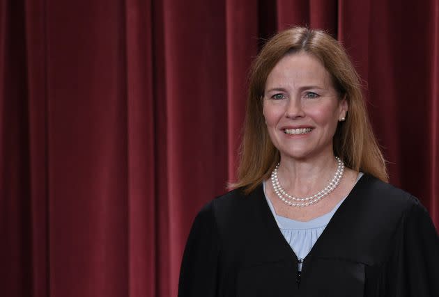 Justice Amy Coney Barrett was the lone conservative to question the state plaintiffs over their standing to bring a suit in the student loan case.