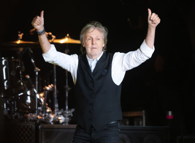 Samir Hussein/WireImage Paul McCartney in Glastonbury, England in June 2022