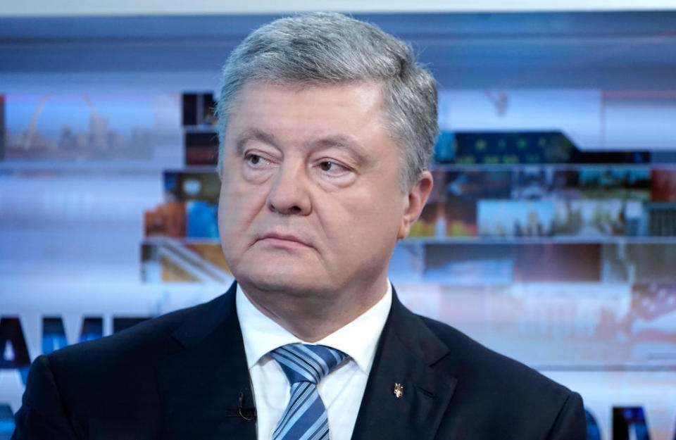 Ukrainian President Petro Poroshenko visits Fox News on February 20, 2019 in New York City. | John Lamparski - Getty Images