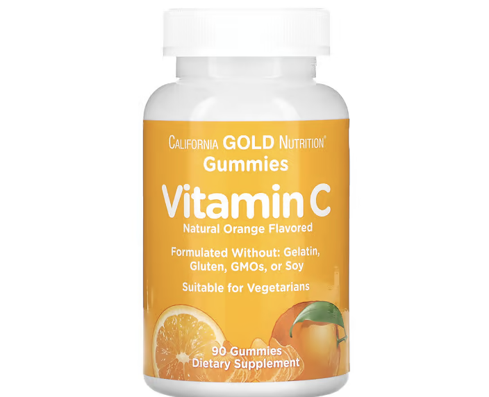 California Gold Nutrition, Vitamin C, 90 Gummies. PHOTO: iHerb