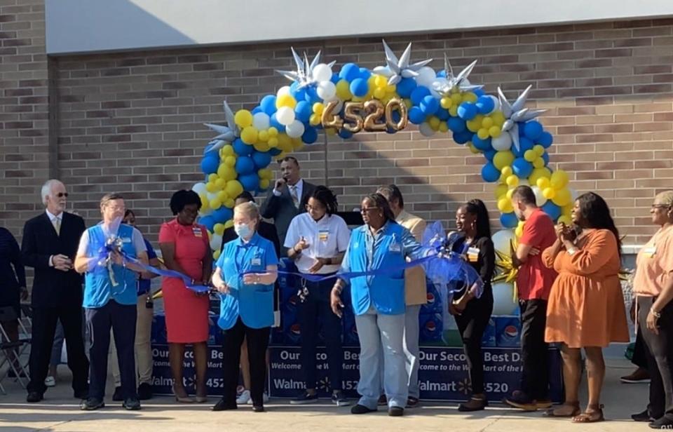 The ribbon-cutting ceremony was performed by the store's associates at 9 a.m. Friday, June 30 at Walmart's Supercenter on 4021 Lagniappe Way.