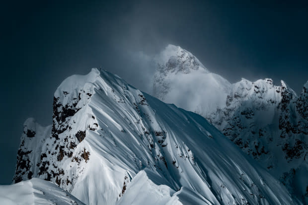 The signs of a big storm. Here in the Alps, we usually get snow with lots of wind which causes dangerous layers. Still beautiful to watch. Nordkette, Austria.<p>Photo: Christoph Johann</p>