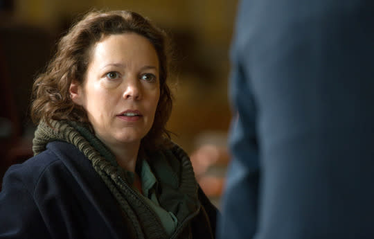 Olivia Colman as Angela Burr