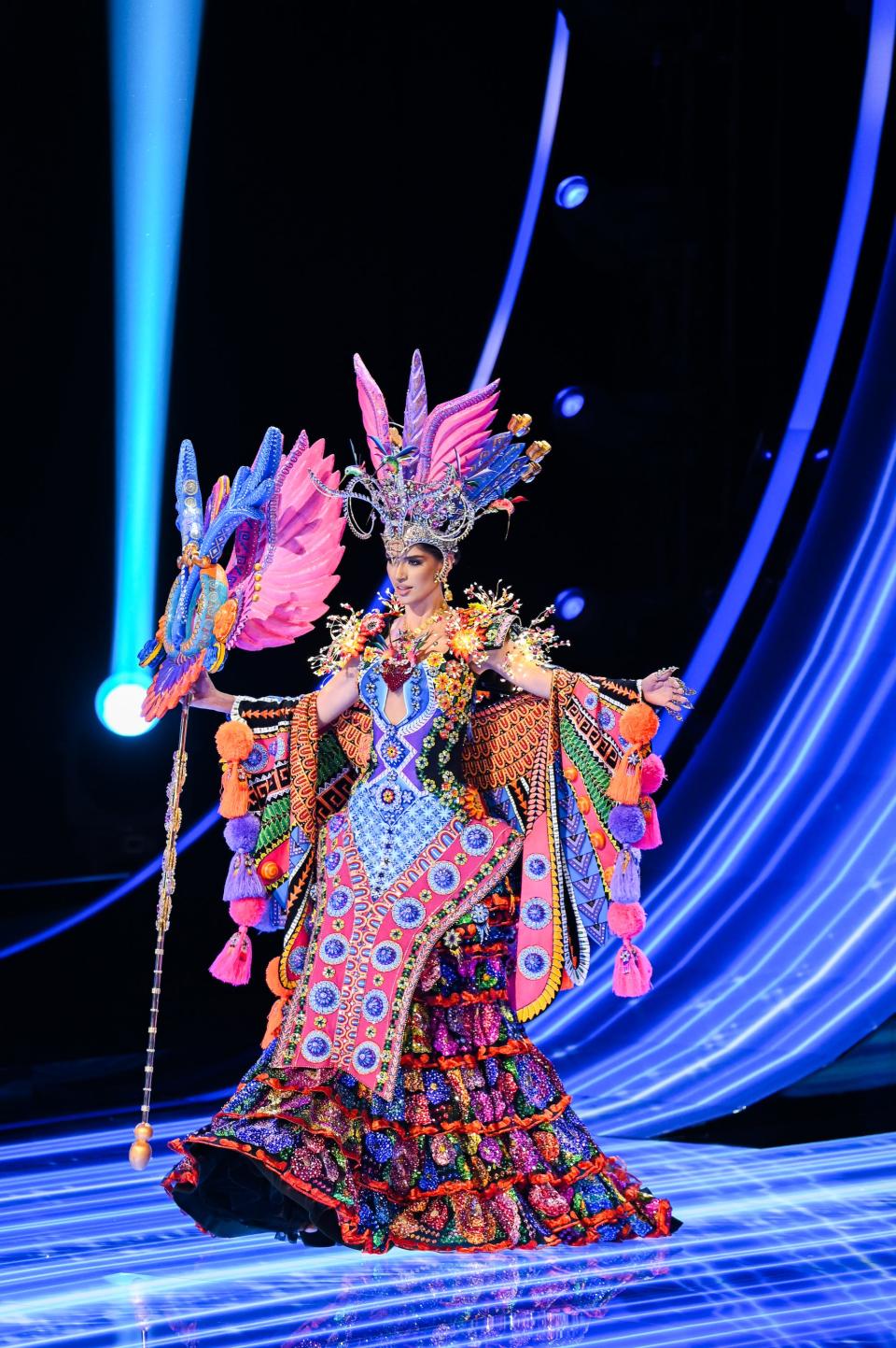 Miss Mexico 2023 participates in the Miss Universe National Costume Contest.