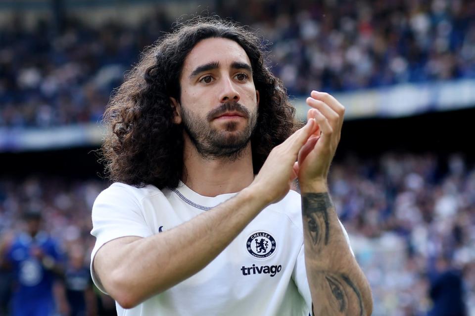 On the move? Marc Cucurella could swap Chelsea for Manchester United before the deadline (Chelsea FC via Getty Images)