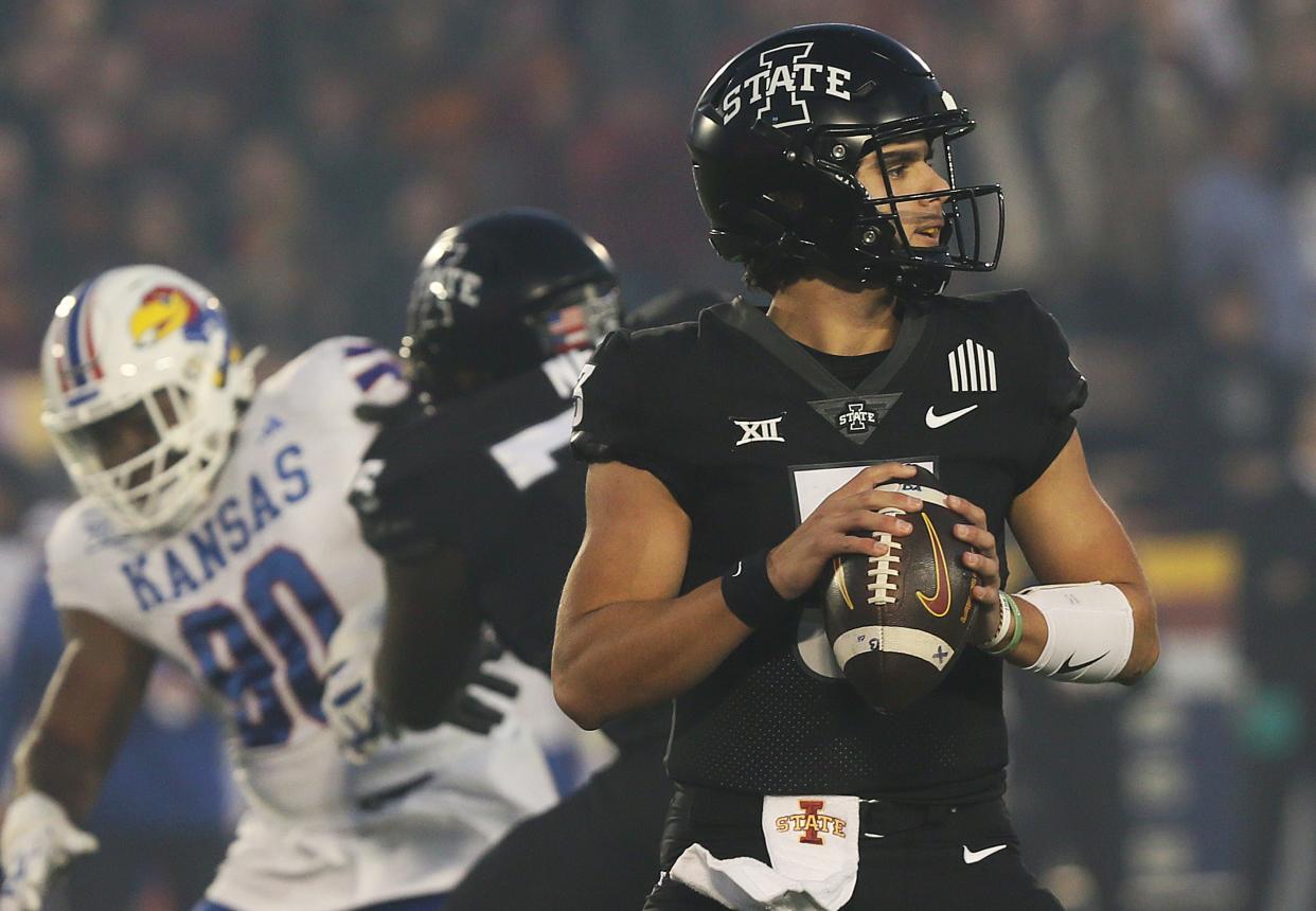 Iowa State upsetting Kansas State on Saturday will include quarterback Rocco Becht having a big game.