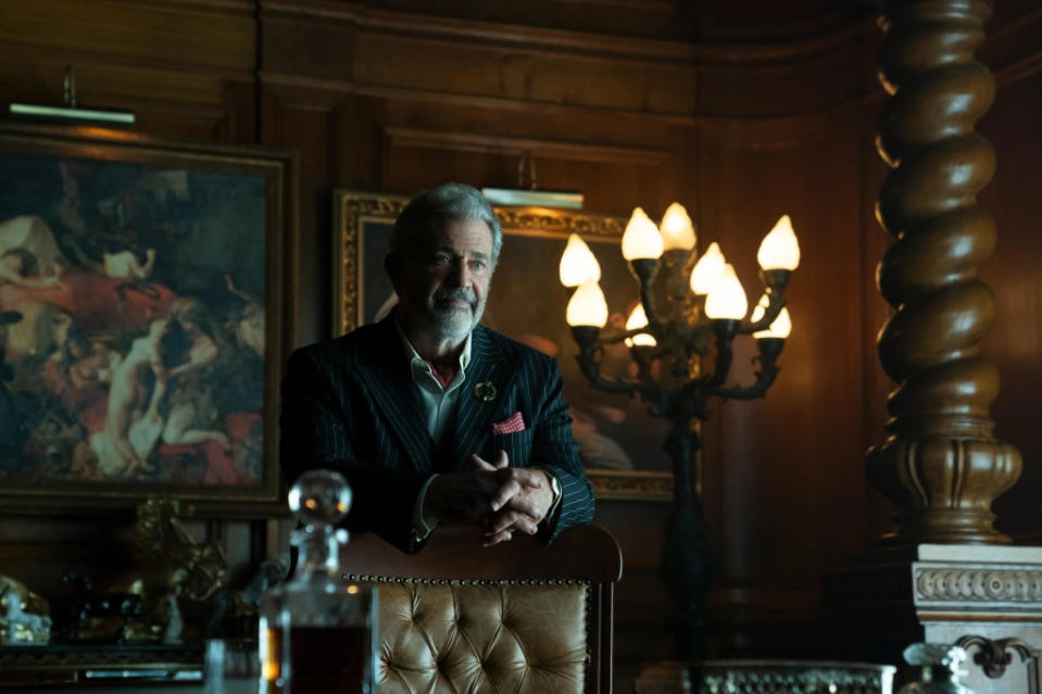 THE CONTINENTAL: FROM THE WORLD OF JOHN WICK — “Night 1” — Pictured: Mel Gibson as Cormac — (Photo by: Katalin Vermes/Starz Entertainment)