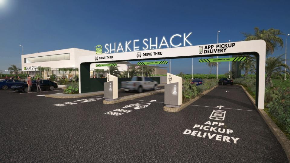 shake shack drive thru