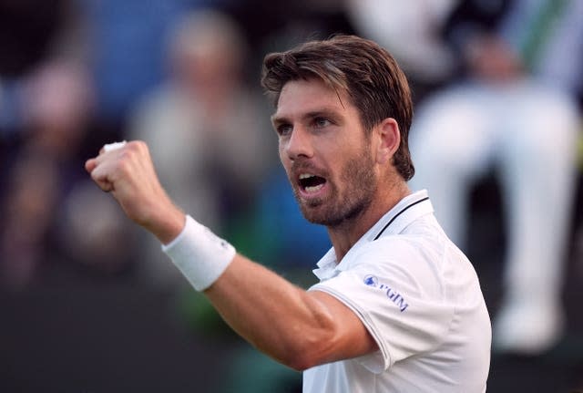 Cameron Norrie celebrates