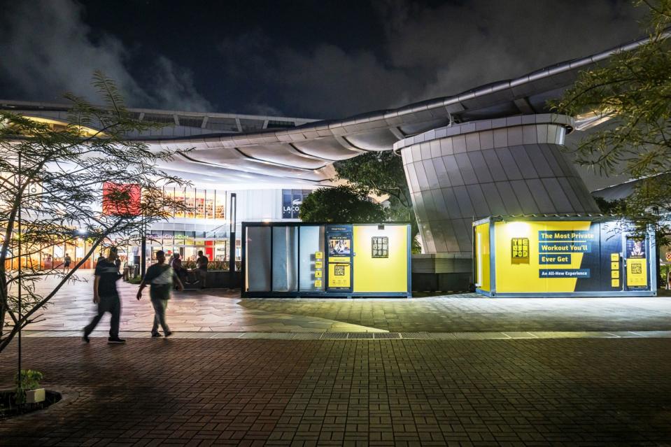 The Gym Pod at Changi City Point. (Photo: Lauryn Ishak/Bloomberg)