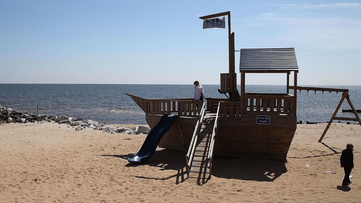 Carr’s Beach, A Once Black-Owned Beach Along The Mid-Atlantic’s Chesapeake Bay, Is Being Restored To Preserve Its History | Photo: Mark Wilson via Getty Images