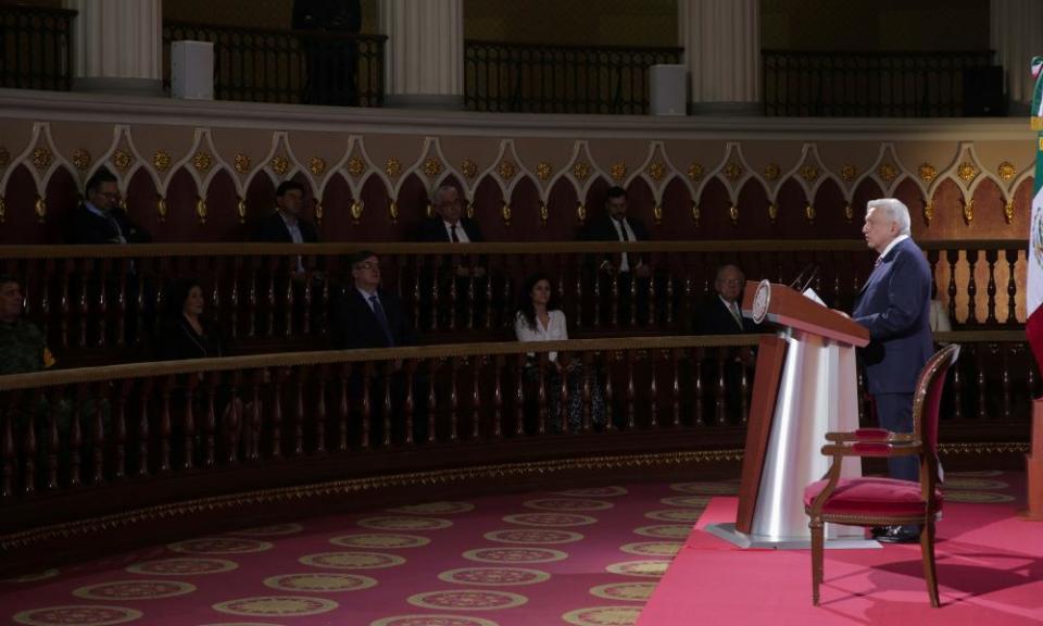 Andres Manuel Lopez Obrador in Mexico City last week.