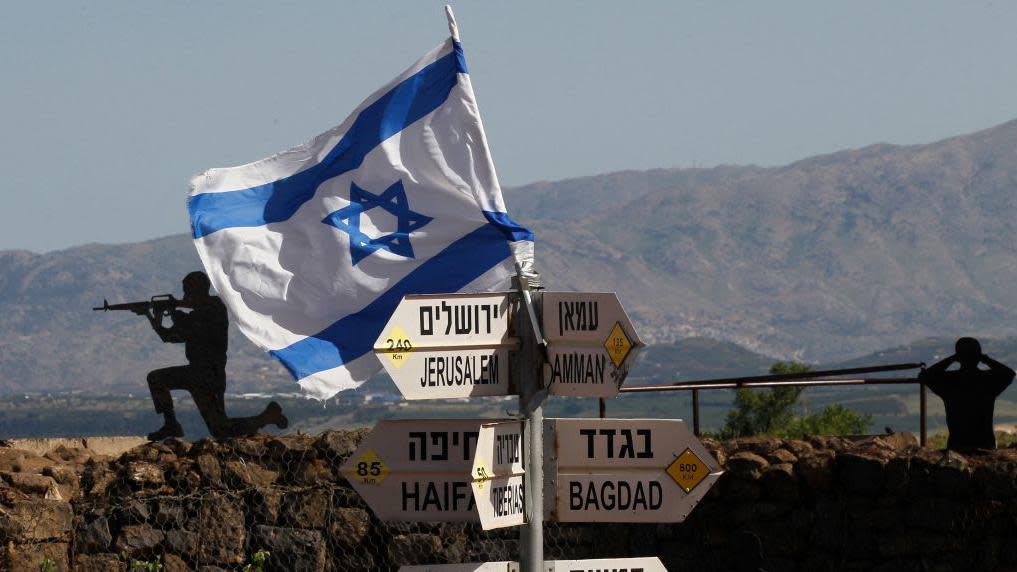 Un punto de observación del ejército de Israel en los Altos del Golán