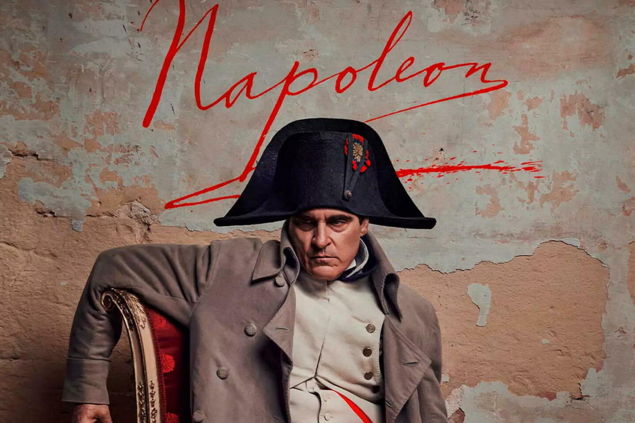 L'affiche promotionnelle de Napoleon, le nouveau film de Ridley Scott.  - Credit:Apple Original Films