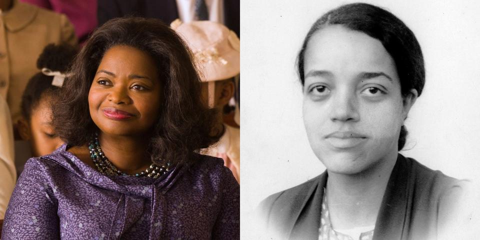 Octavia Spencer and Dorothy Vaughn