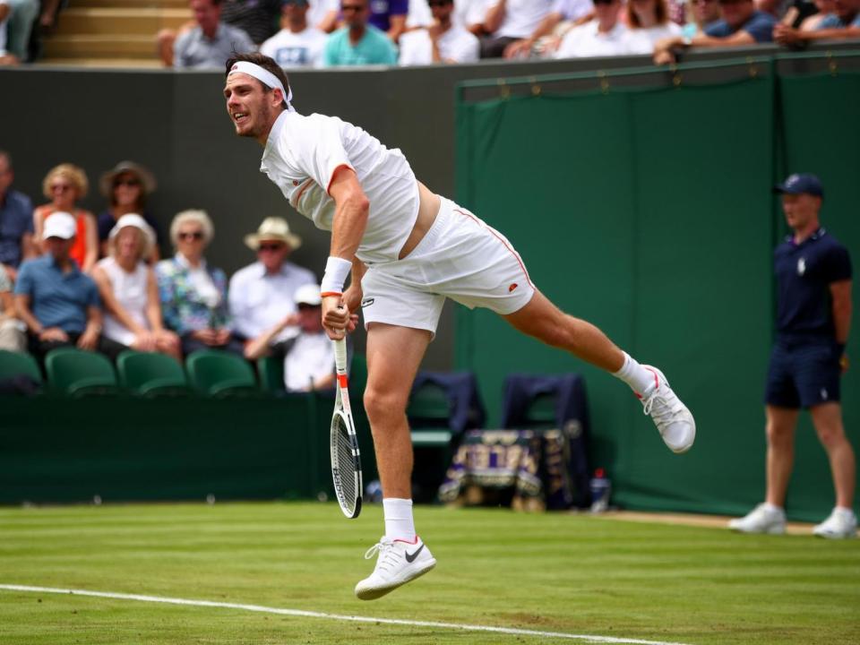 Cameron Norrie made his grand slam debut at Wimbledon this summer (Getty Images)