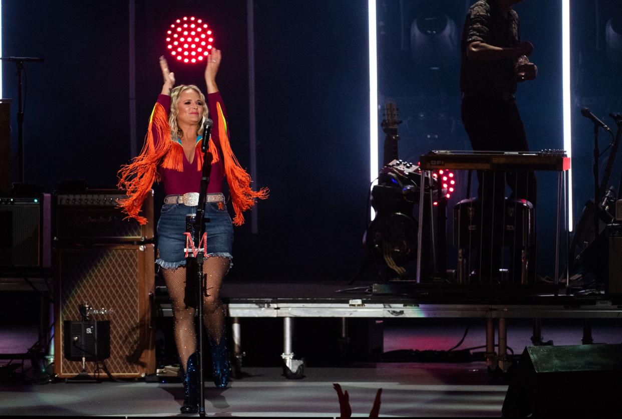 Miranda Lambert performs during the CMA Summer Jam concert at Ascend Amphitheater in Nashville, Tenn., Wednesday, July 28, 2021. The CMA Summer Jam is a two-night concert for fans to see live in-person. 