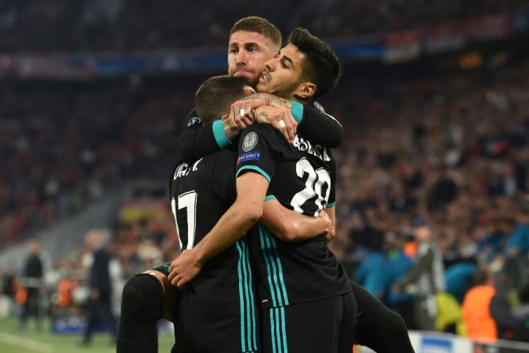 Marco Asensio scored the winner as Real Madrid put one foot in the Champions League final