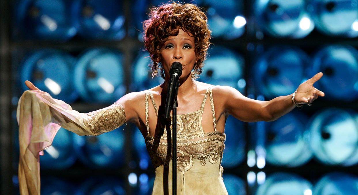 A Whitney Houston Hologram Tour is coming to the UK and Ireland next week. (Getty images)