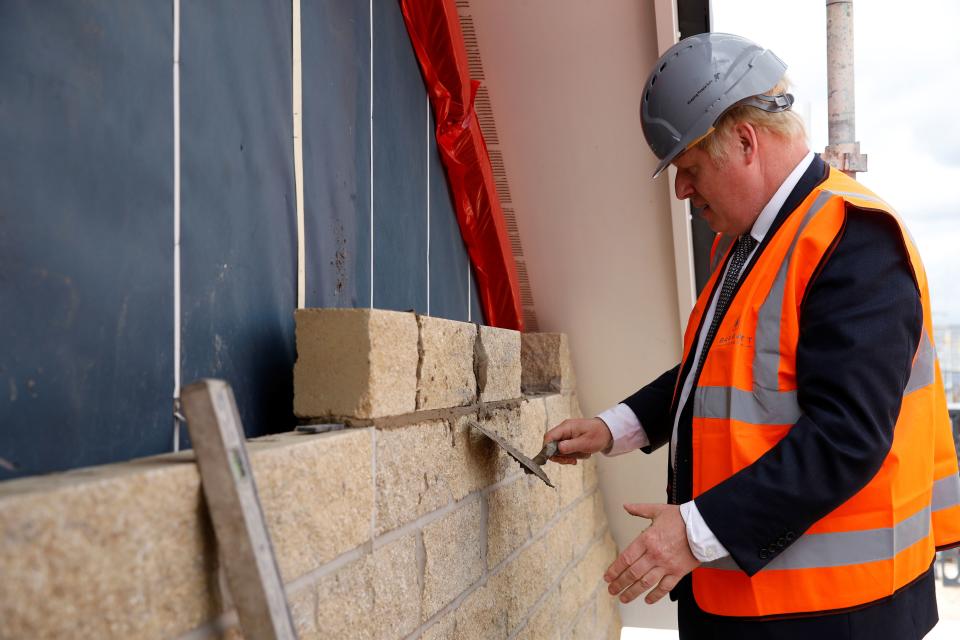 BRITAIN-POLITICS-CONSTRUCTION-HOUSING