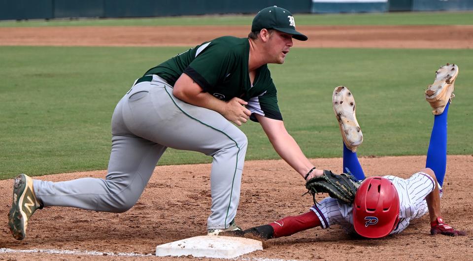 Pace High School takes on Melbourne High School in a state 6A baseball game in Fort Myers, Friday, May 20, 2022.(Photo/Chris Tilley)